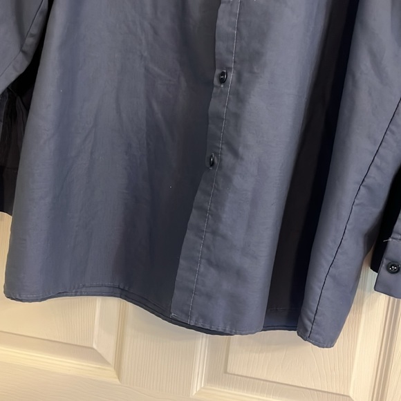 Red Kap 1923 Men’s Work Wear Button-Up Long Sleeve Mechanic Blue Shirt Size 3XL - Picture 4 of 11